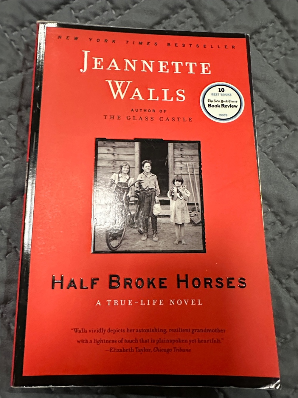 Half Broke Horses - Red Hardcover- True Story